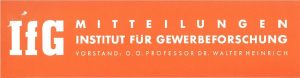 Das alte Logo: Institut für Gewerbeforschung