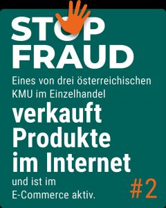 #2/8: „Eines von drei österreichischen KMU im Einzelhandel verkauft Produkte (auch) im Internet und ist somit im E-Commerce aktiv“